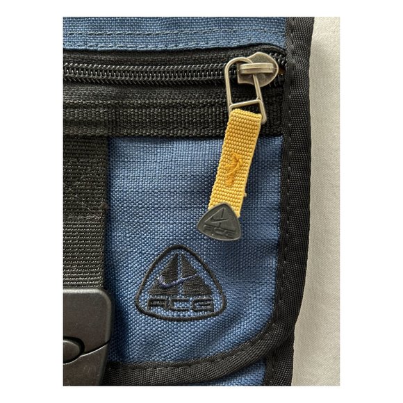Rare Vtg NIKE ACG Sling Bag Blue Mini Wallet Crossbody Shoulder Removable Strap - Picture 4 of 6